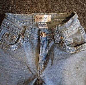 Y Jeans Light Blue Boyfriend Jeans for Women